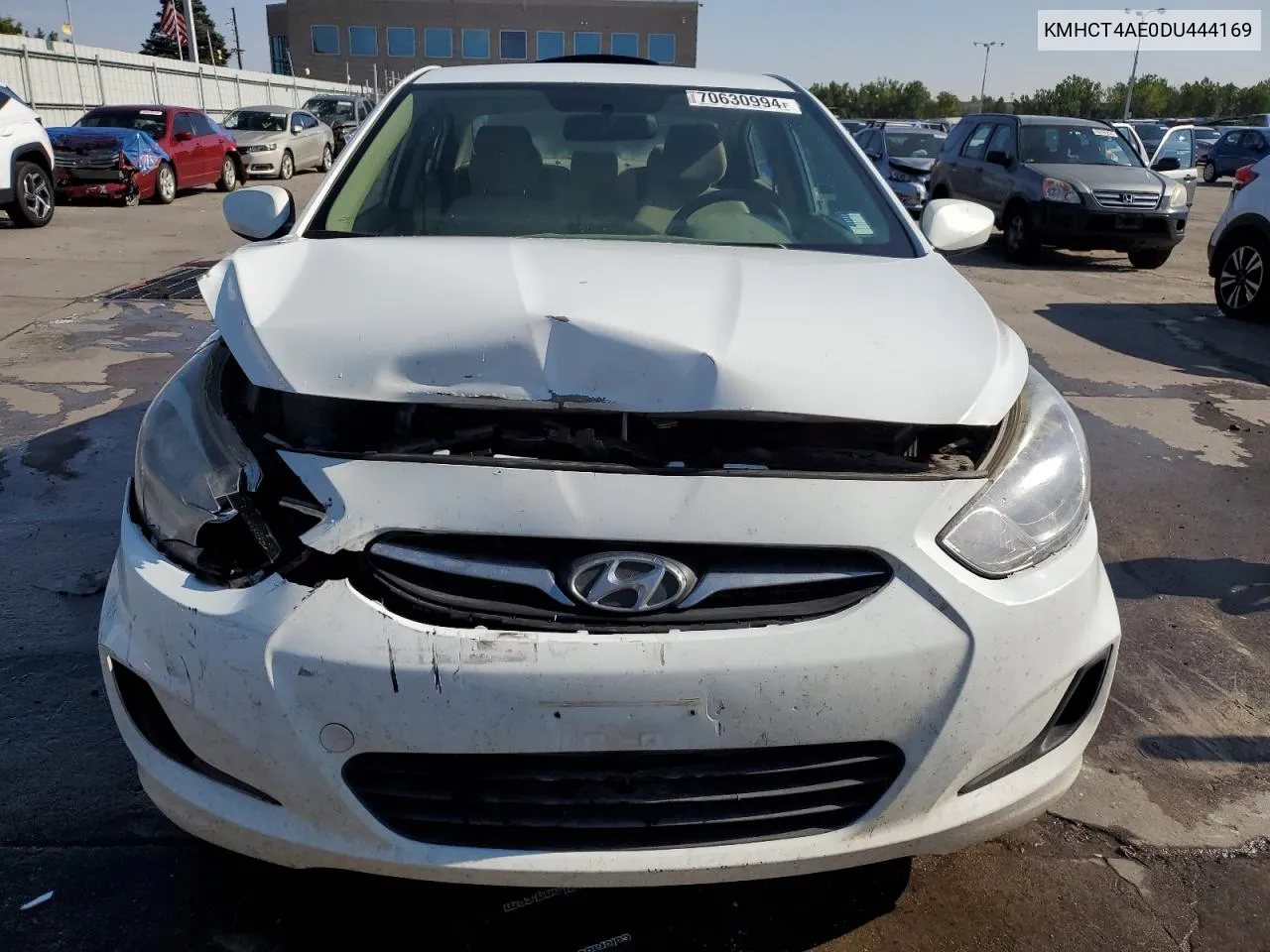 2013 Hyundai Accent Gls VIN: KMHCT4AE0DU444169 Lot: 70630994