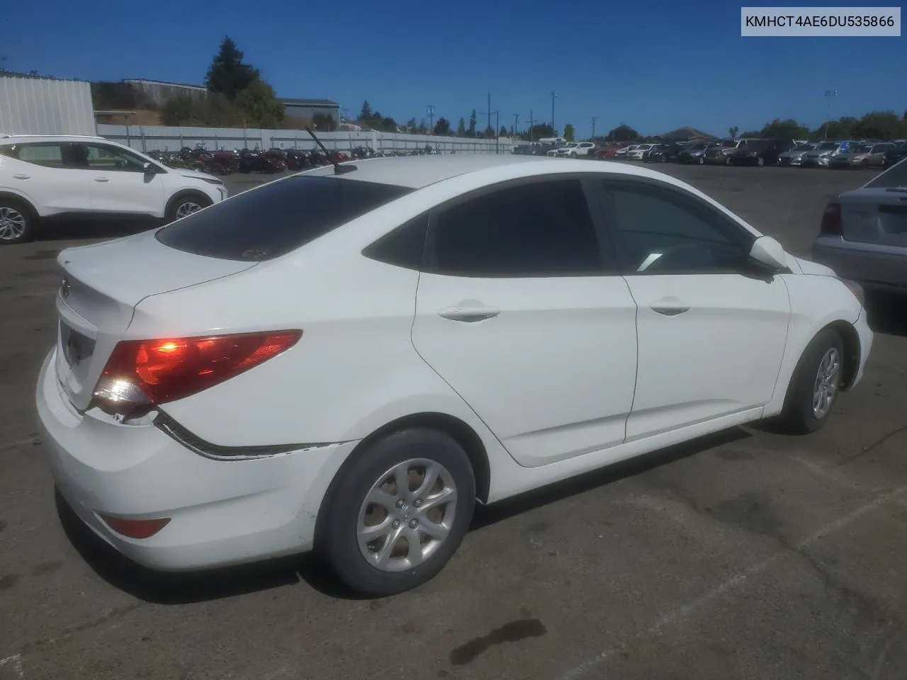 2013 Hyundai Accent Gls VIN: KMHCT4AE6DU535866 Lot: 70851604