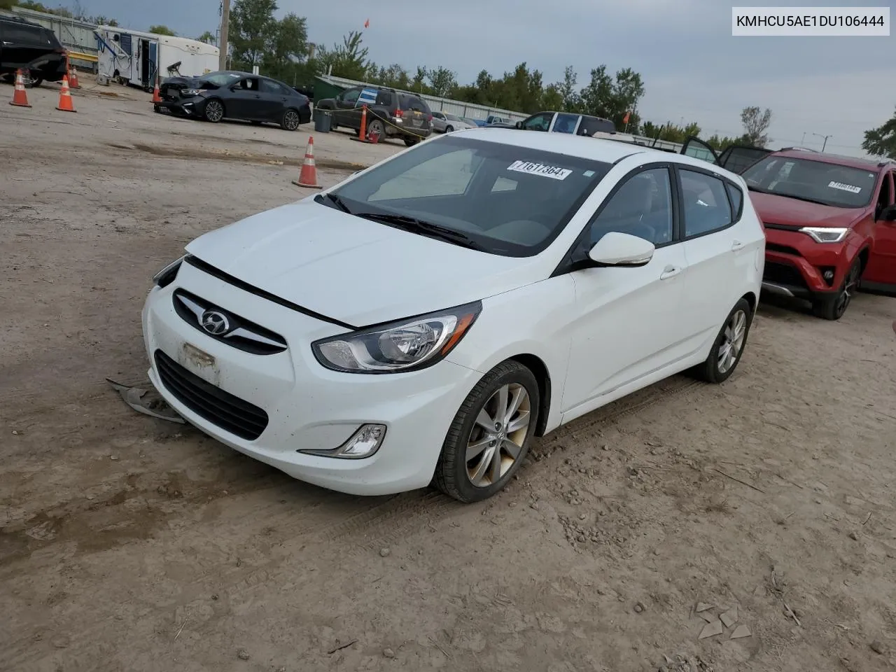 KMHCU5AE1DU106444 2013 Hyundai Accent Gls