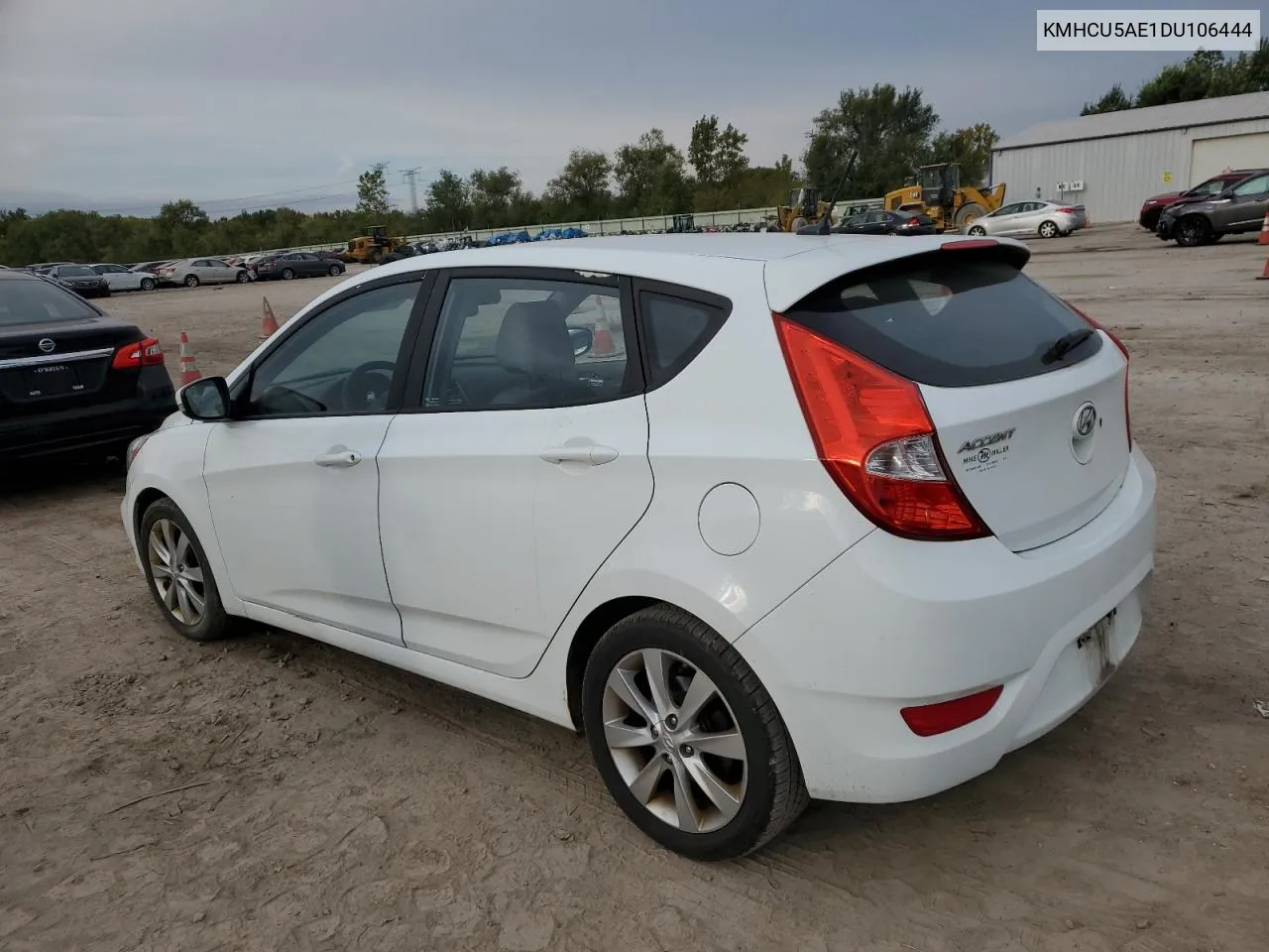 2013 Hyundai Accent Gls VIN: KMHCU5AE1DU106444 Lot: 71617364