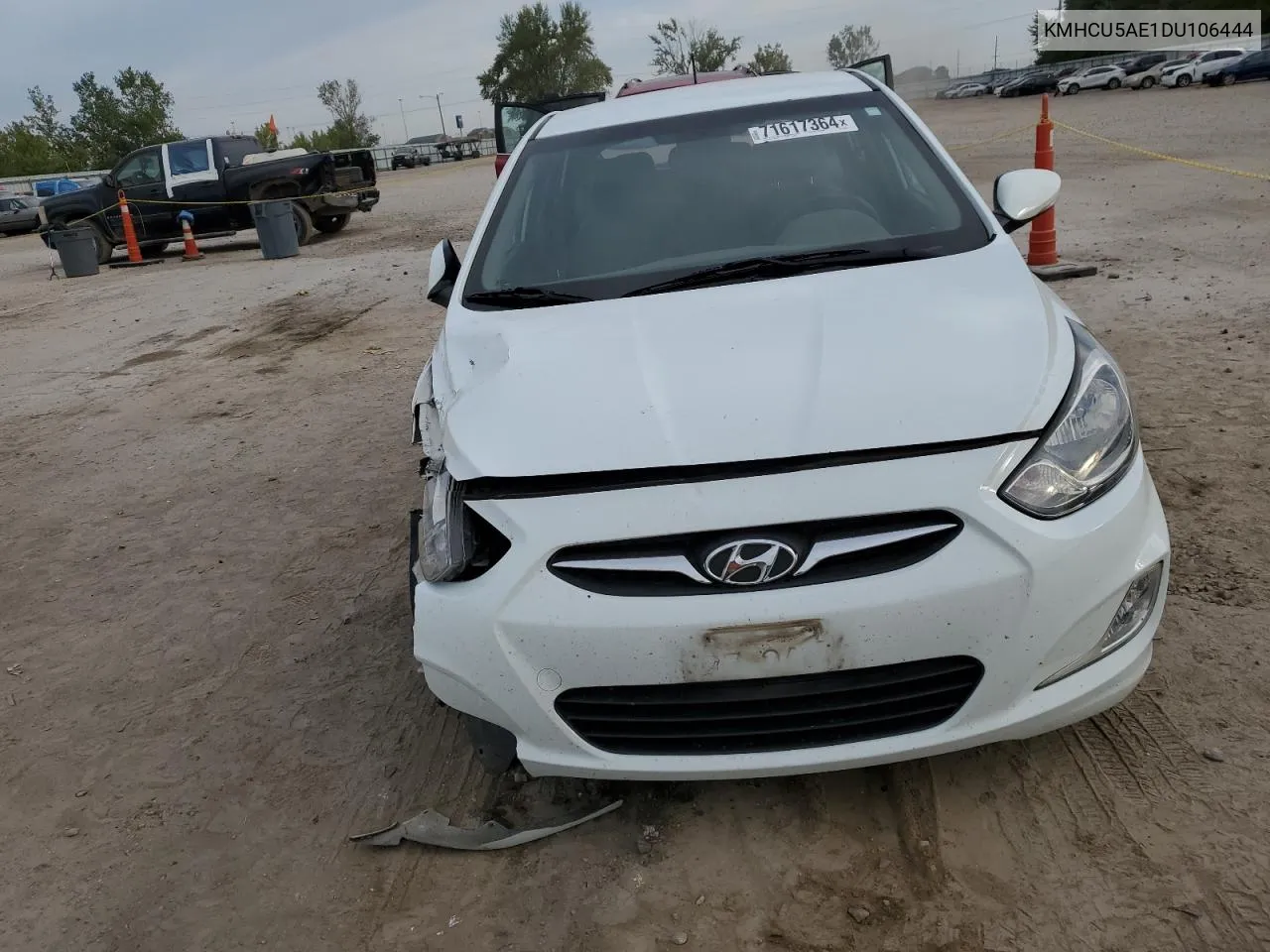 KMHCU5AE1DU106444 2013 Hyundai Accent Gls