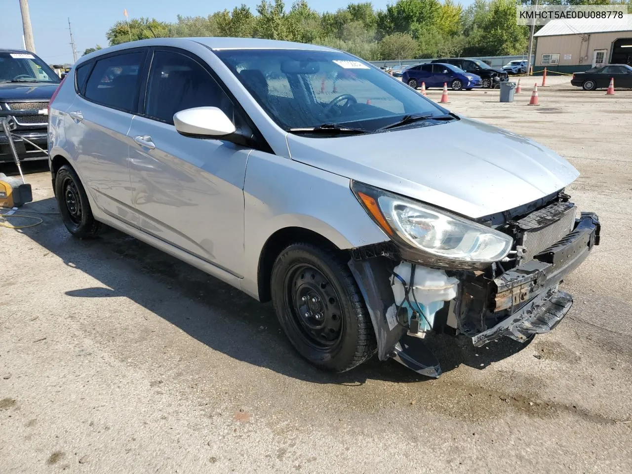 2013 Hyundai Accent Gls VIN: KMHCT5AE0DU088778 Lot: 71732254