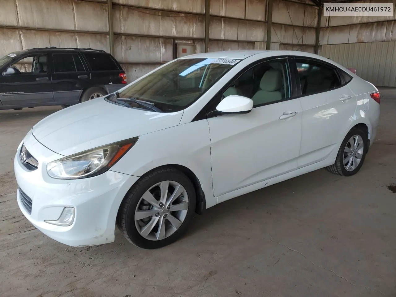 2013 Hyundai Accent Gls VIN: KMHCU4AE0DU461972 Lot: 72276544