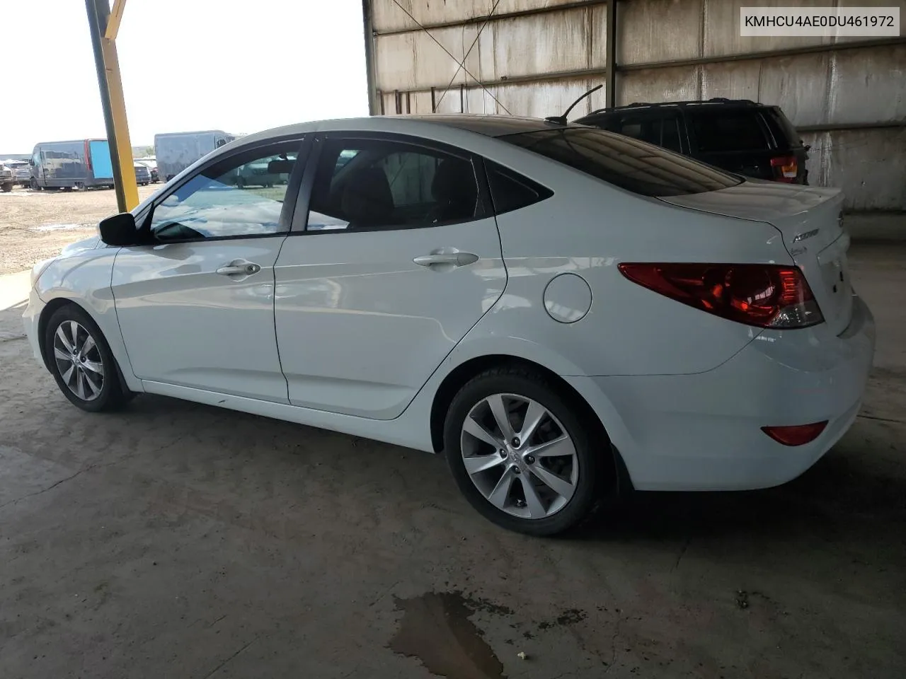 2013 Hyundai Accent Gls VIN: KMHCU4AE0DU461972 Lot: 72276544