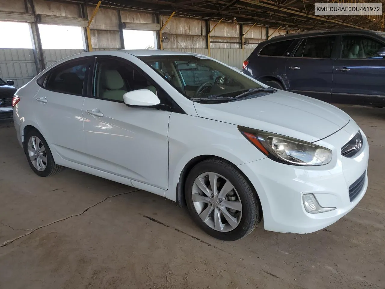 2013 Hyundai Accent Gls VIN: KMHCU4AE0DU461972 Lot: 72276544