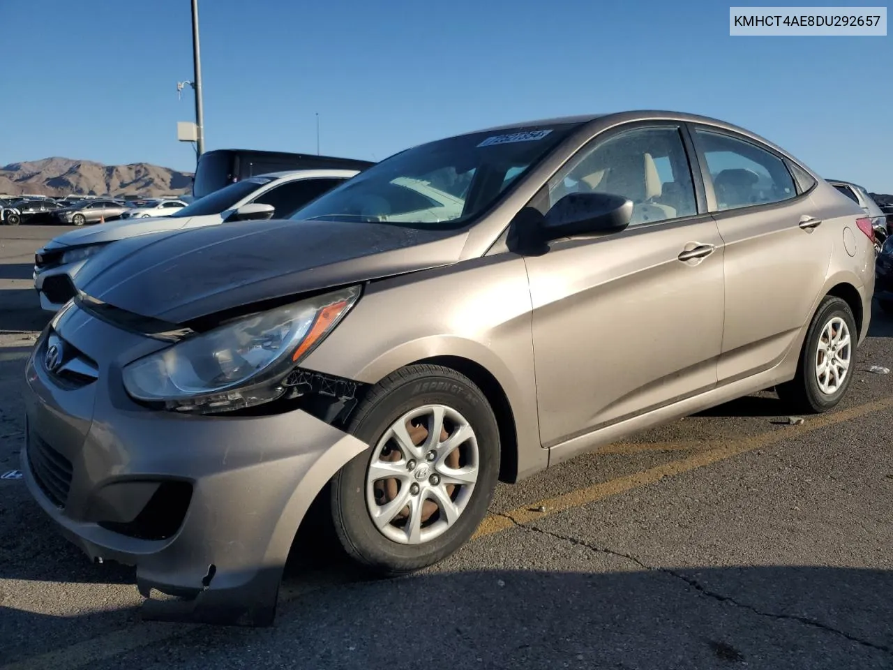 2013 Hyundai Accent Gls VIN: KMHCT4AE8DU292657 Lot: 72527354