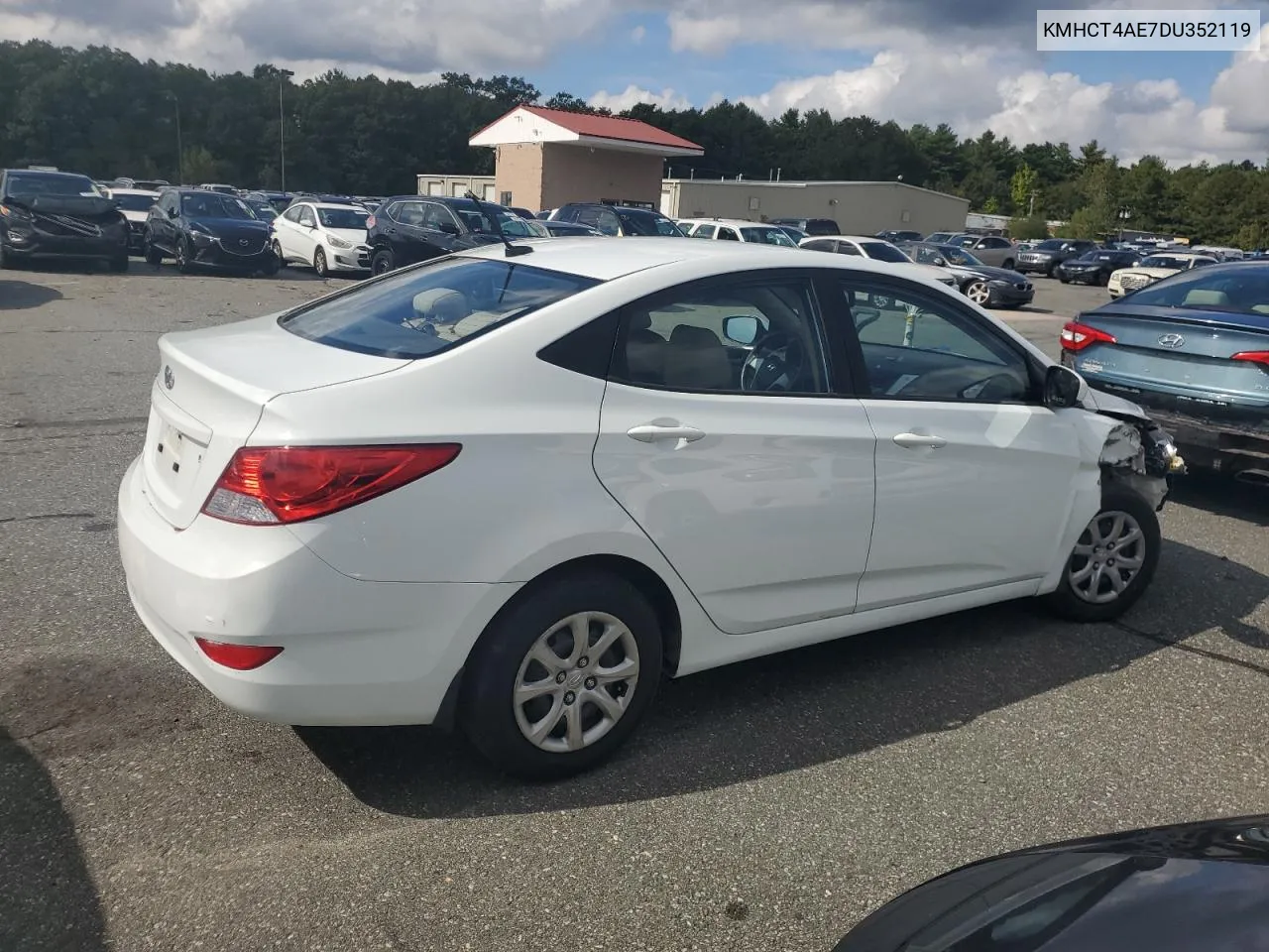 2013 Hyundai Accent Gls VIN: KMHCT4AE7DU352119 Lot: 72681844