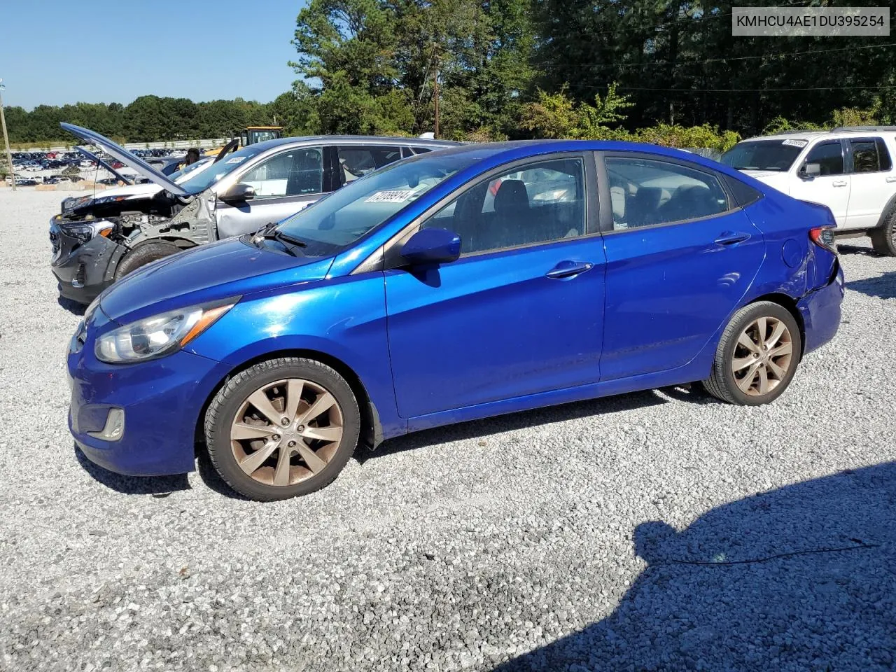 2013 Hyundai Accent Gls VIN: KMHCU4AE1DU395254 Lot: 72789914