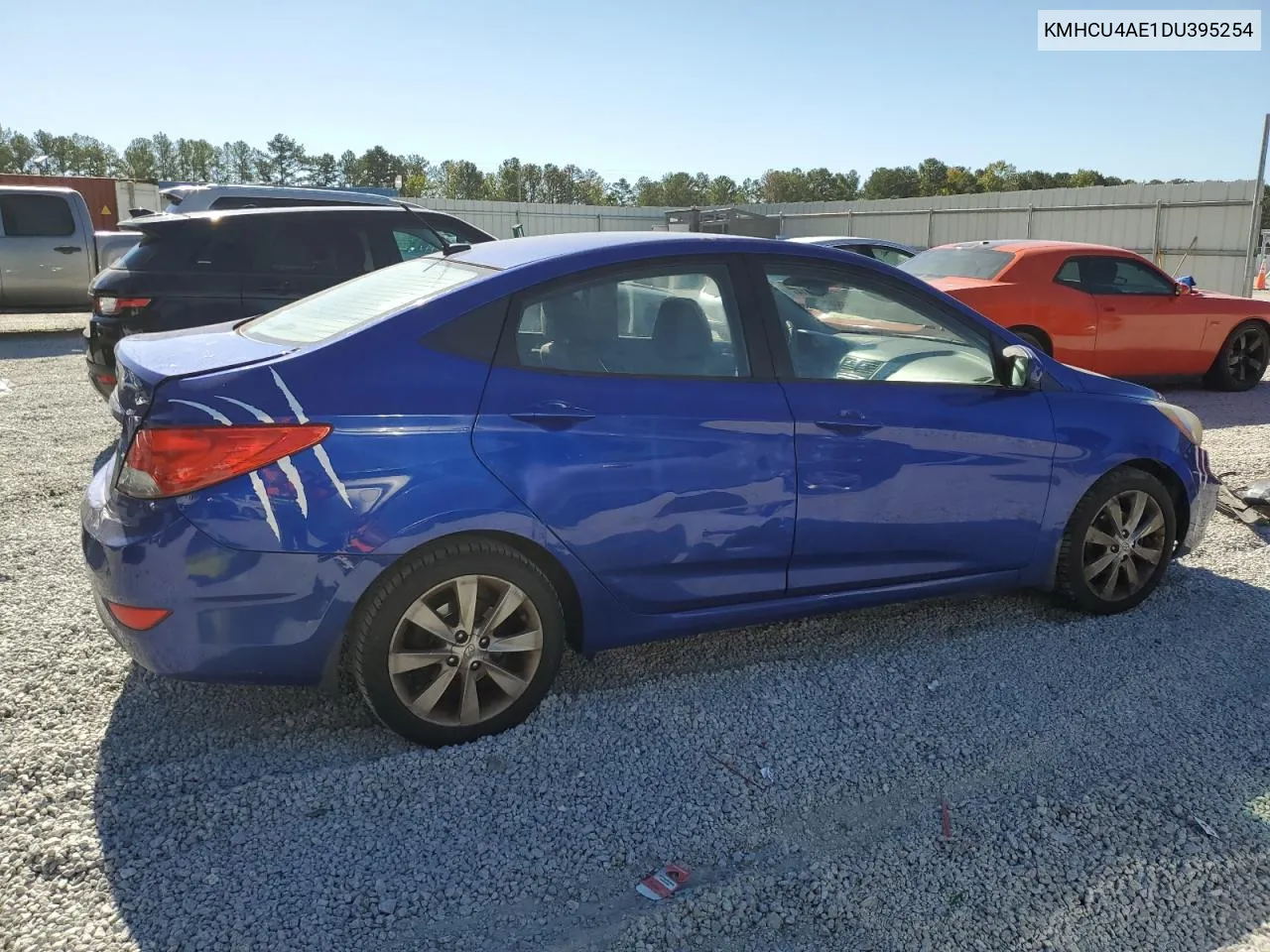 2013 Hyundai Accent Gls VIN: KMHCU4AE1DU395254 Lot: 72789914