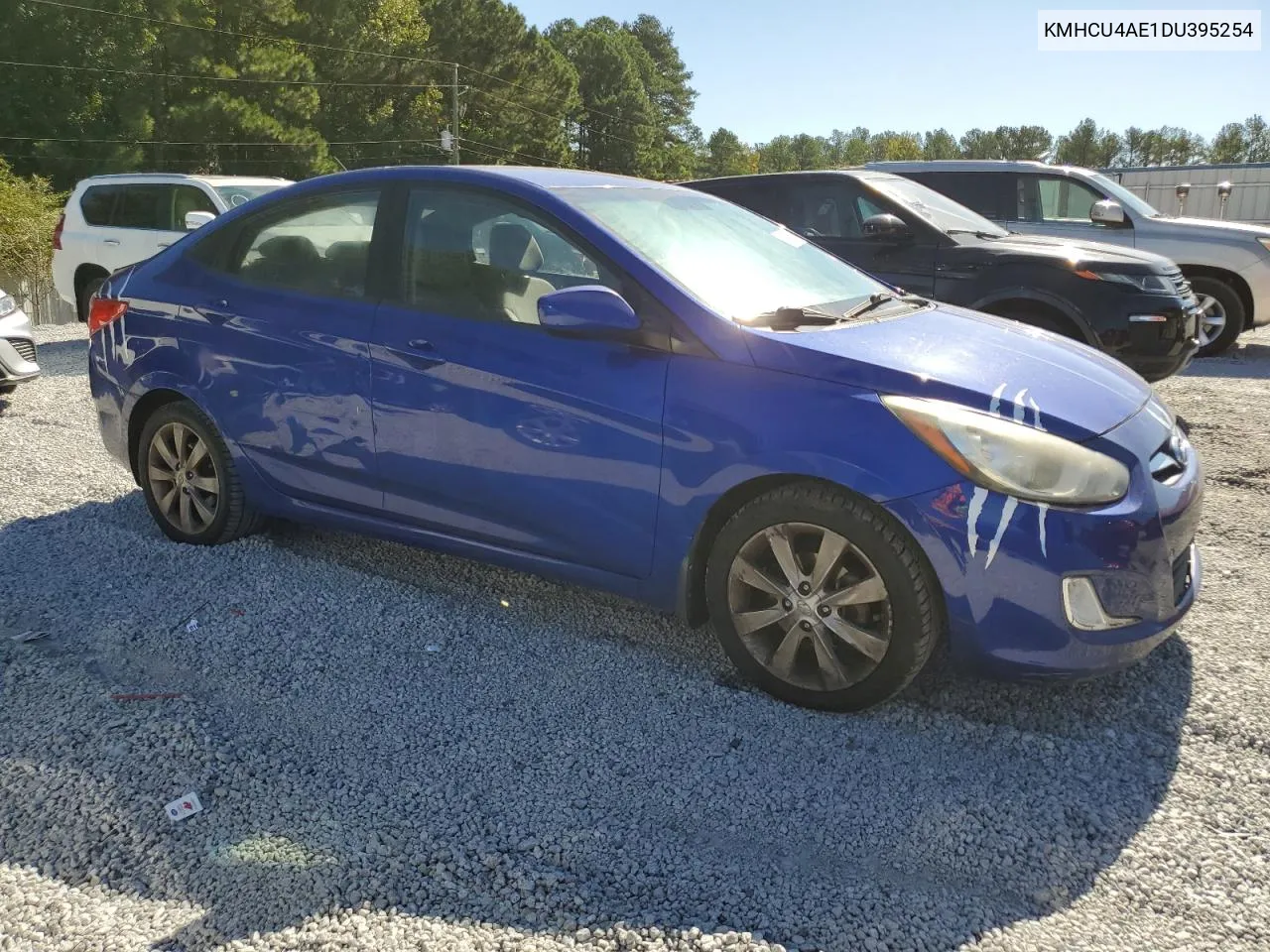 2013 Hyundai Accent Gls VIN: KMHCU4AE1DU395254 Lot: 72789914