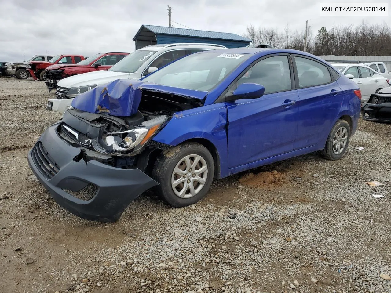 2013 Hyundai Accent Gls VIN: KMHCT4AE2DU500144 Lot: 72814074