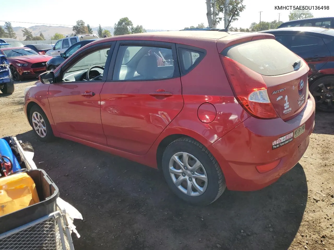 2013 Hyundai Accent Gls VIN: KMHCT5AE5DU136498 Lot: 72846994