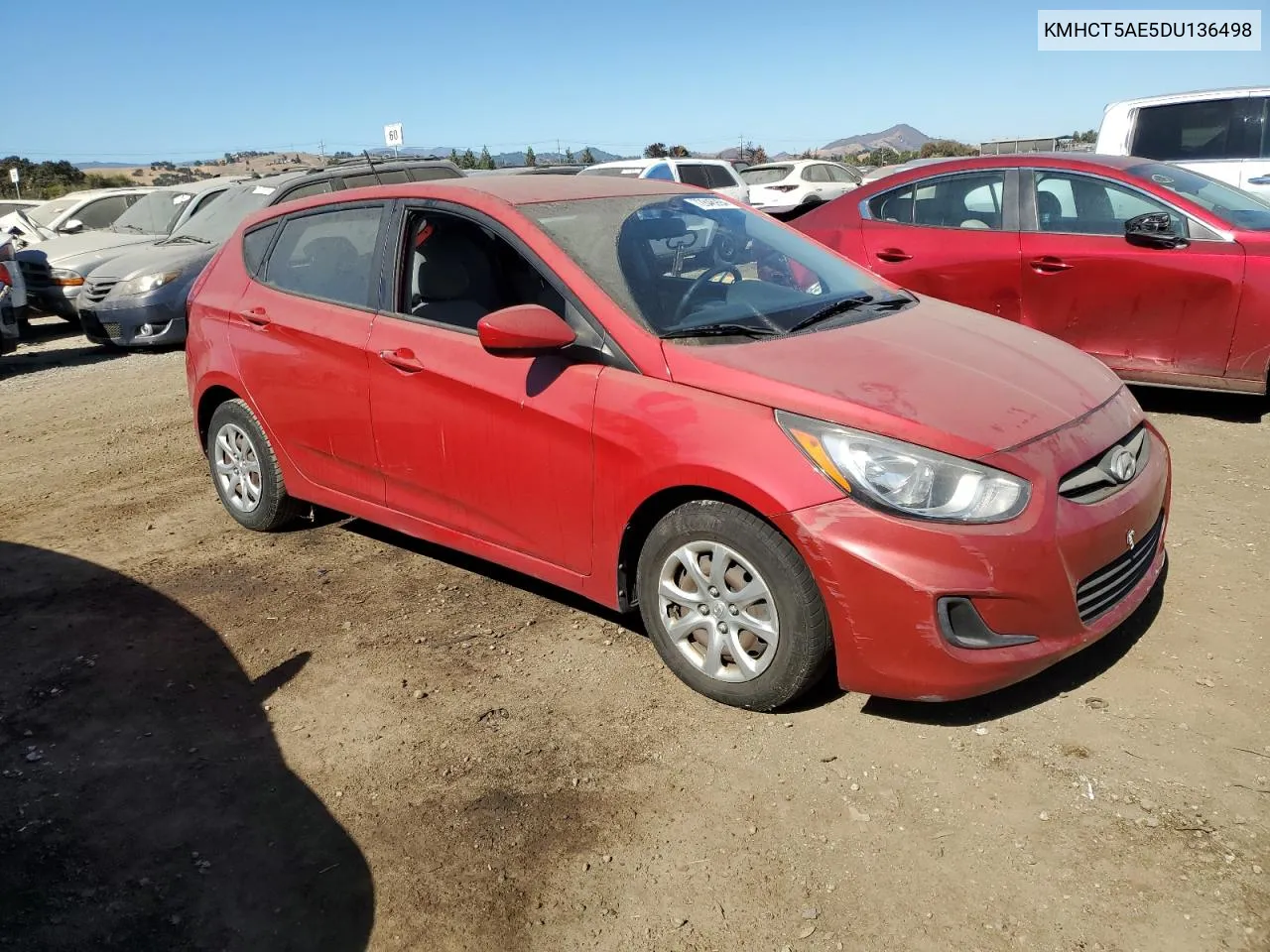 2013 Hyundai Accent Gls VIN: KMHCT5AE5DU136498 Lot: 72846994