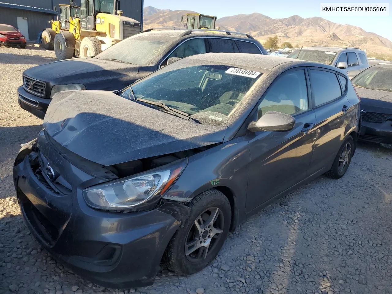 2013 Hyundai Accent Gls VIN: KMHCT5AE6DU065666 Lot: 73056094