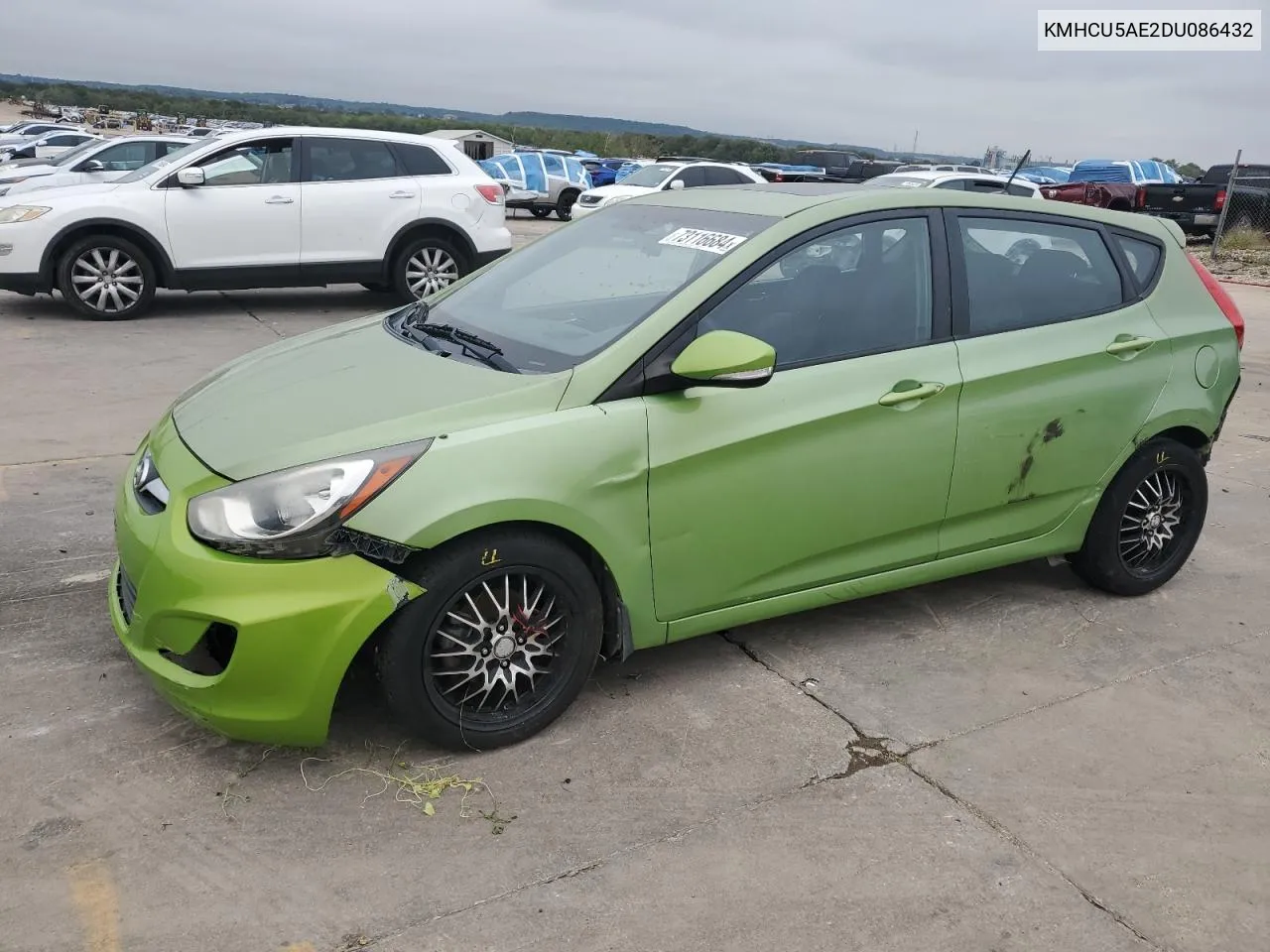 KMHCU5AE2DU086432 2013 Hyundai Accent Gls