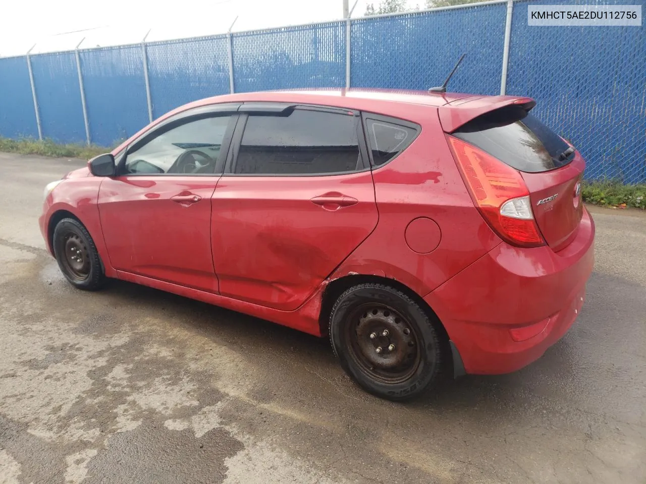 2013 Hyundai Accent Gls VIN: KMHCT5AE2DU112756 Lot: 73124144