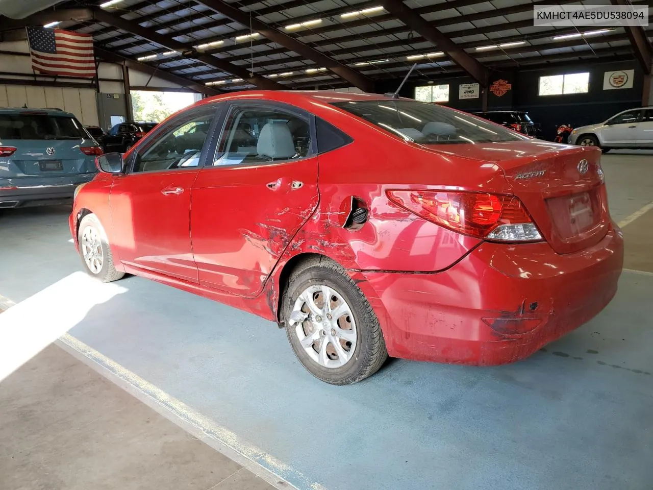 2013 Hyundai Accent Gls VIN: KMHCT4AE5DU538094 Lot: 73387974