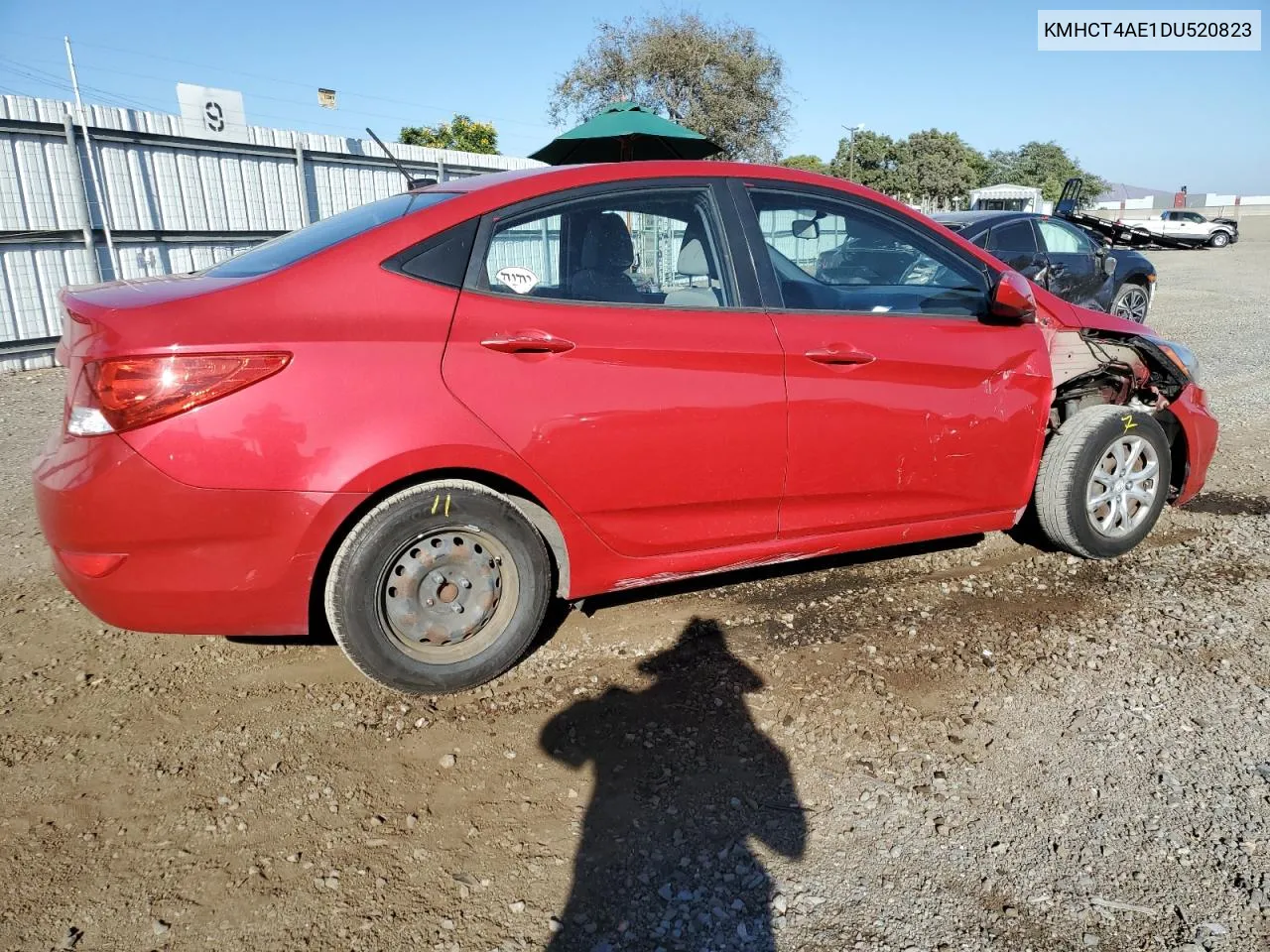 2013 Hyundai Accent Gls VIN: KMHCT4AE1DU520823 Lot: 73508264