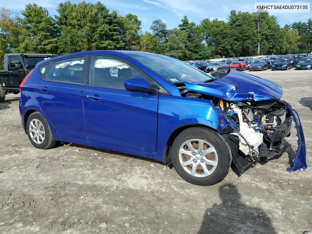 2013 Hyundai Accent Gls VIN: KMHCT5AE4DU073135 Lot: 73533894