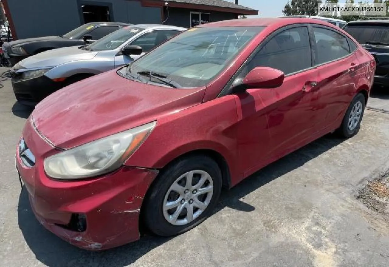 2013 Hyundai Accent Gls VIN: KMHCT4AEXDU356150 Lot: 73610784