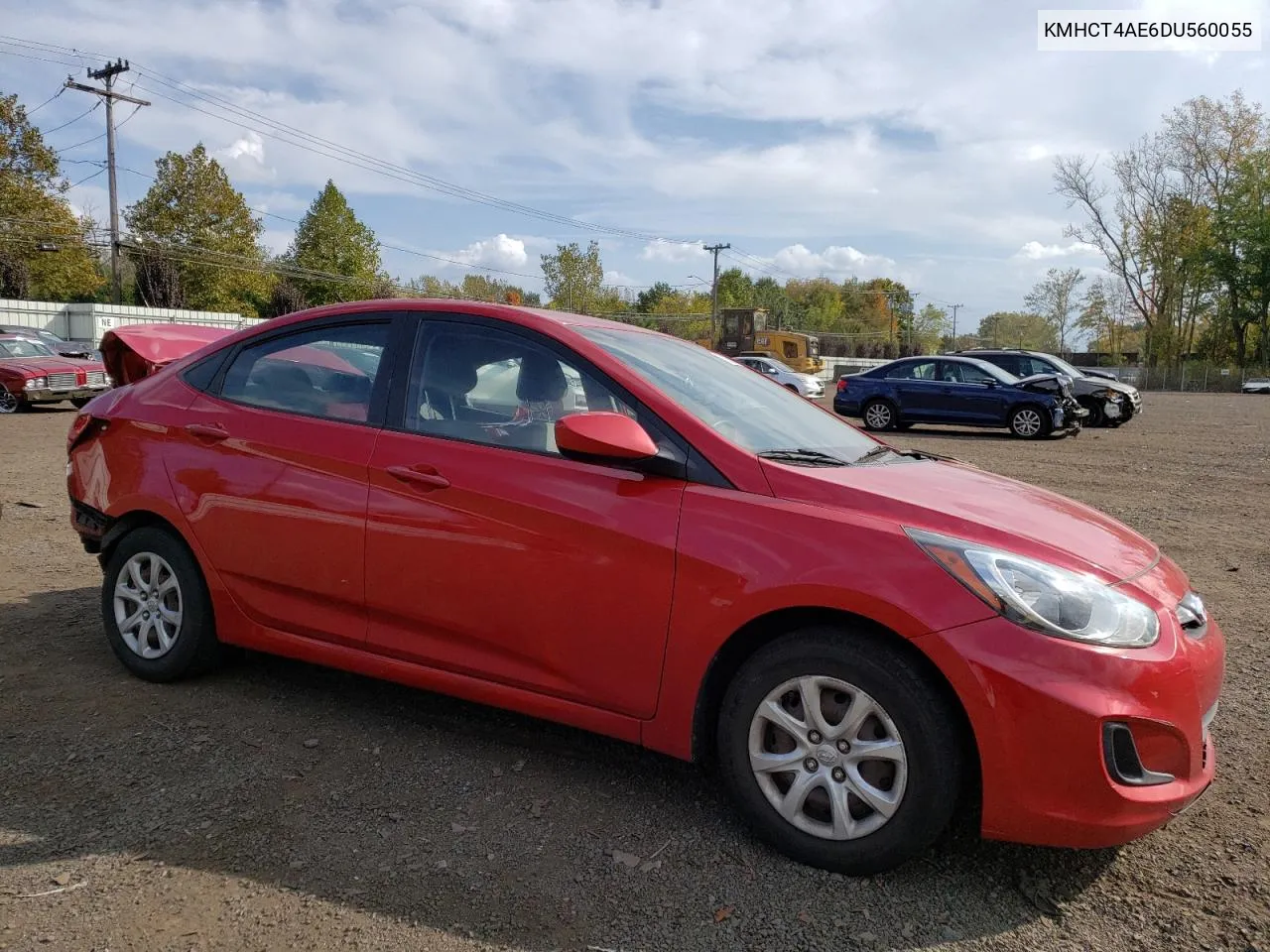 2013 Hyundai Accent Gls VIN: KMHCT4AE6DU560055 Lot: 73632414