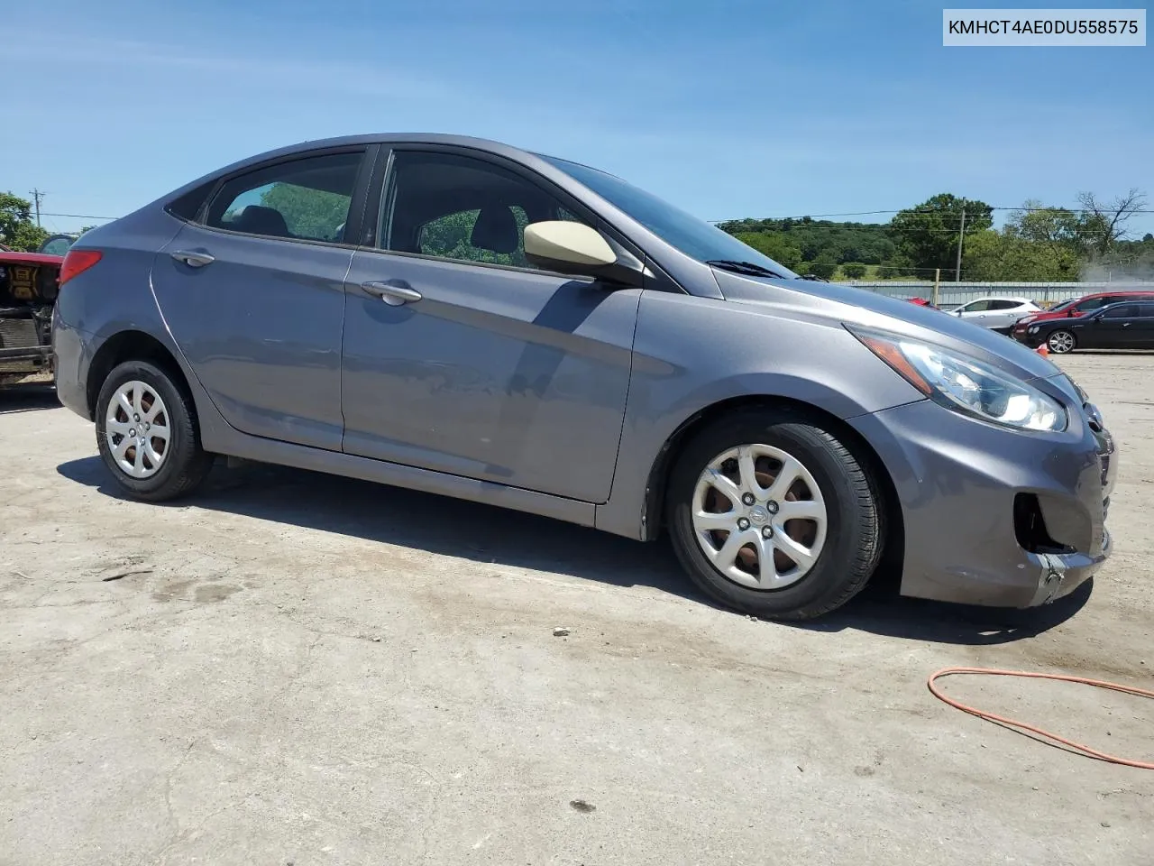 2013 Hyundai Accent Gls VIN: KMHCT4AE0DU558575 Lot: 73760584