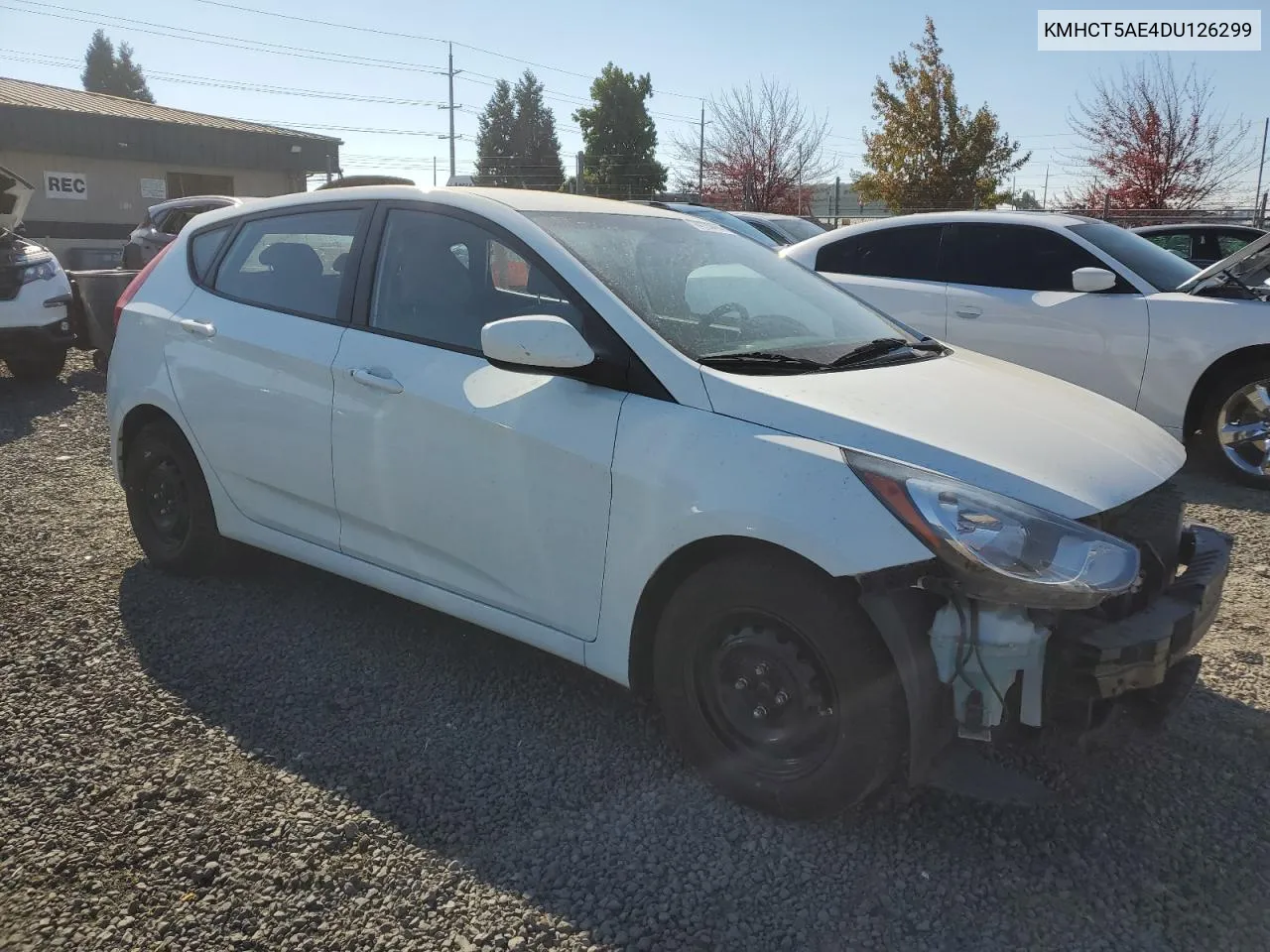 2013 Hyundai Accent Gls VIN: KMHCT5AE4DU126299 Lot: 74124494