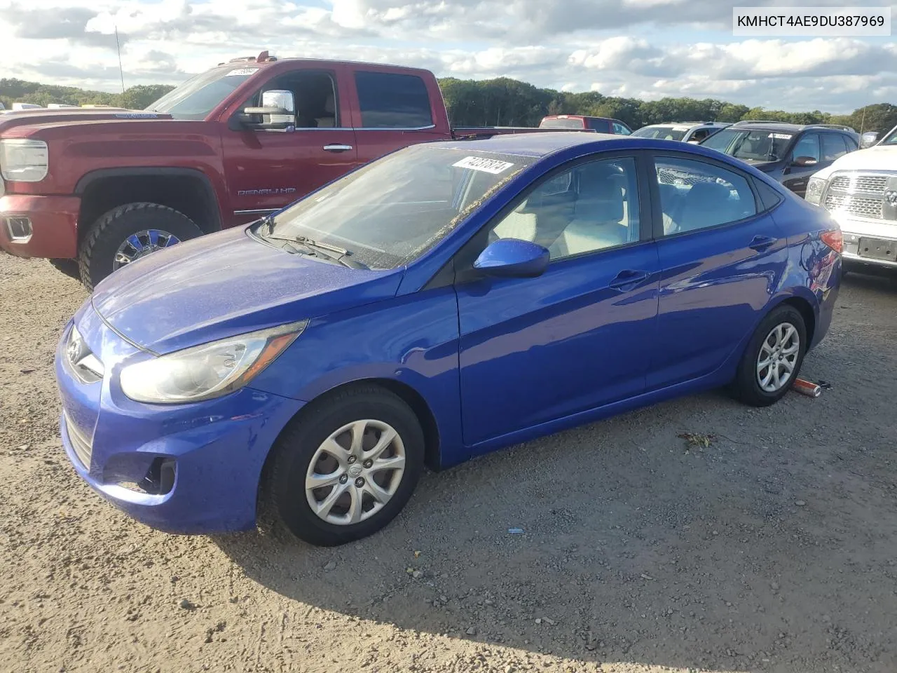 2013 Hyundai Accent Gls VIN: KMHCT4AE9DU387969 Lot: 74237874