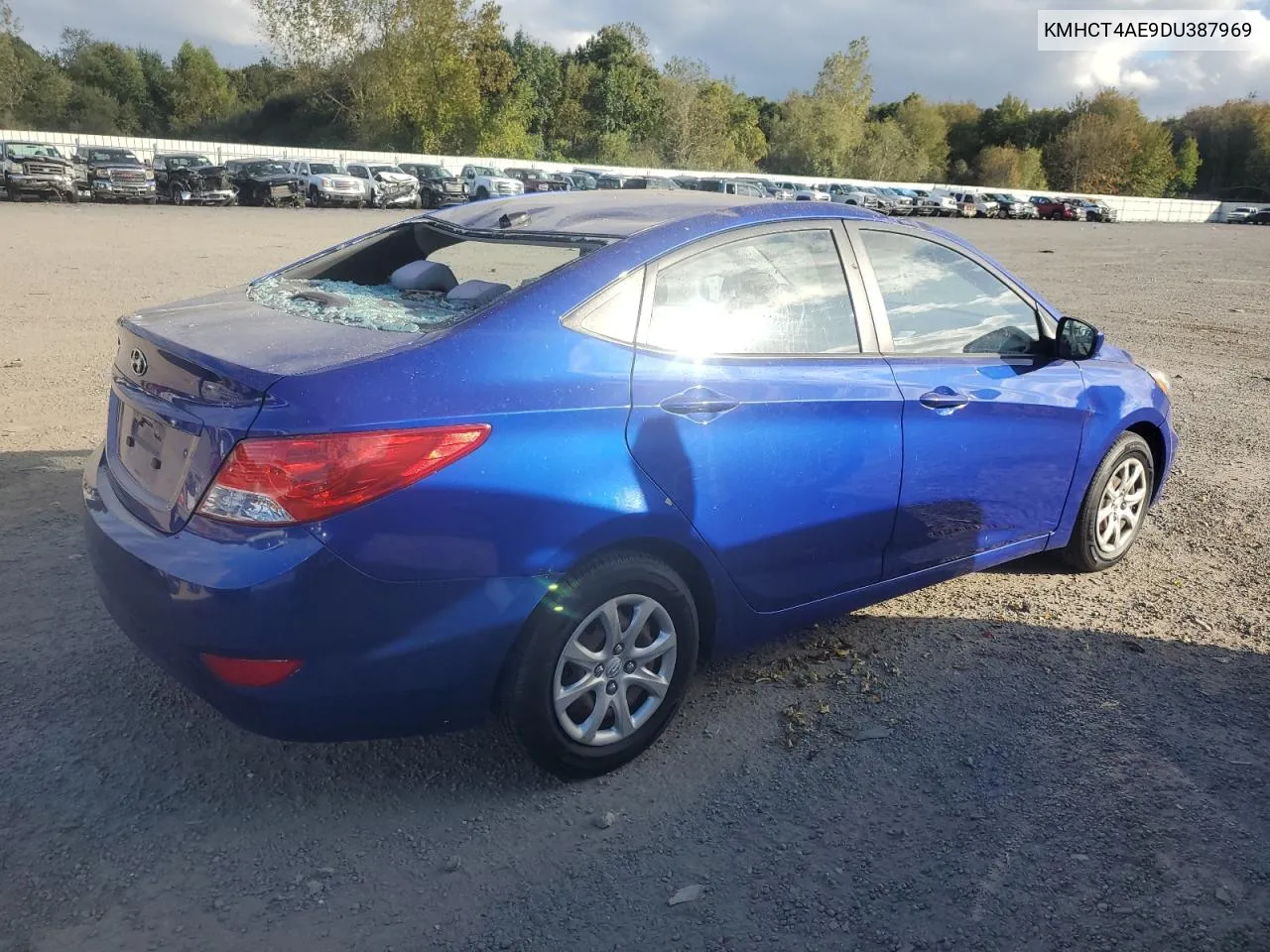 2013 Hyundai Accent Gls VIN: KMHCT4AE9DU387969 Lot: 74237874