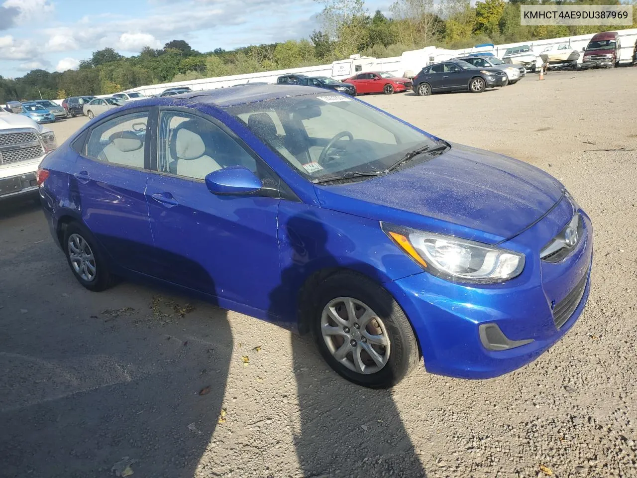 2013 Hyundai Accent Gls VIN: KMHCT4AE9DU387969 Lot: 74237874