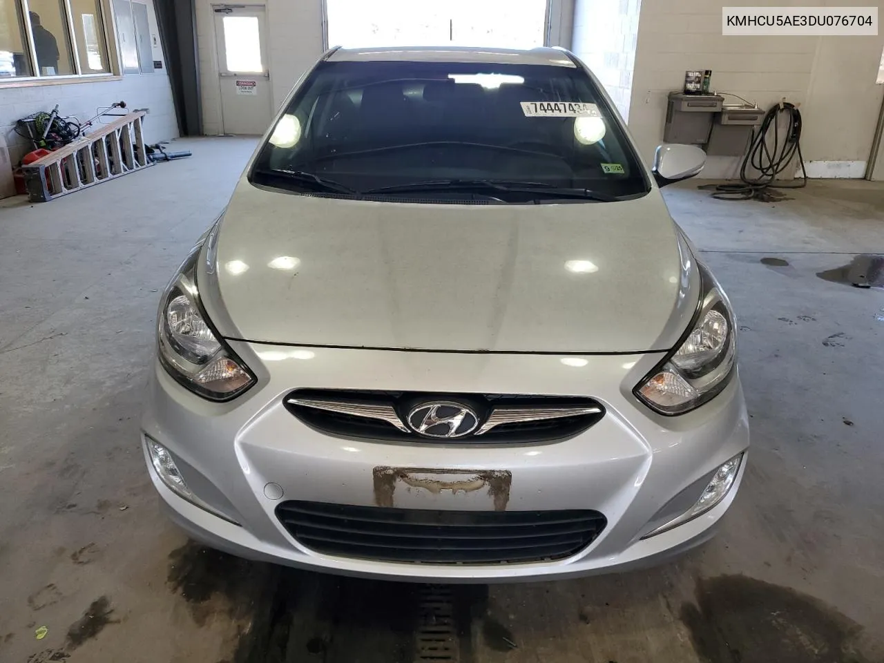 2013 Hyundai Accent Gls VIN: KMHCU5AE3DU076704 Lot: 74447434