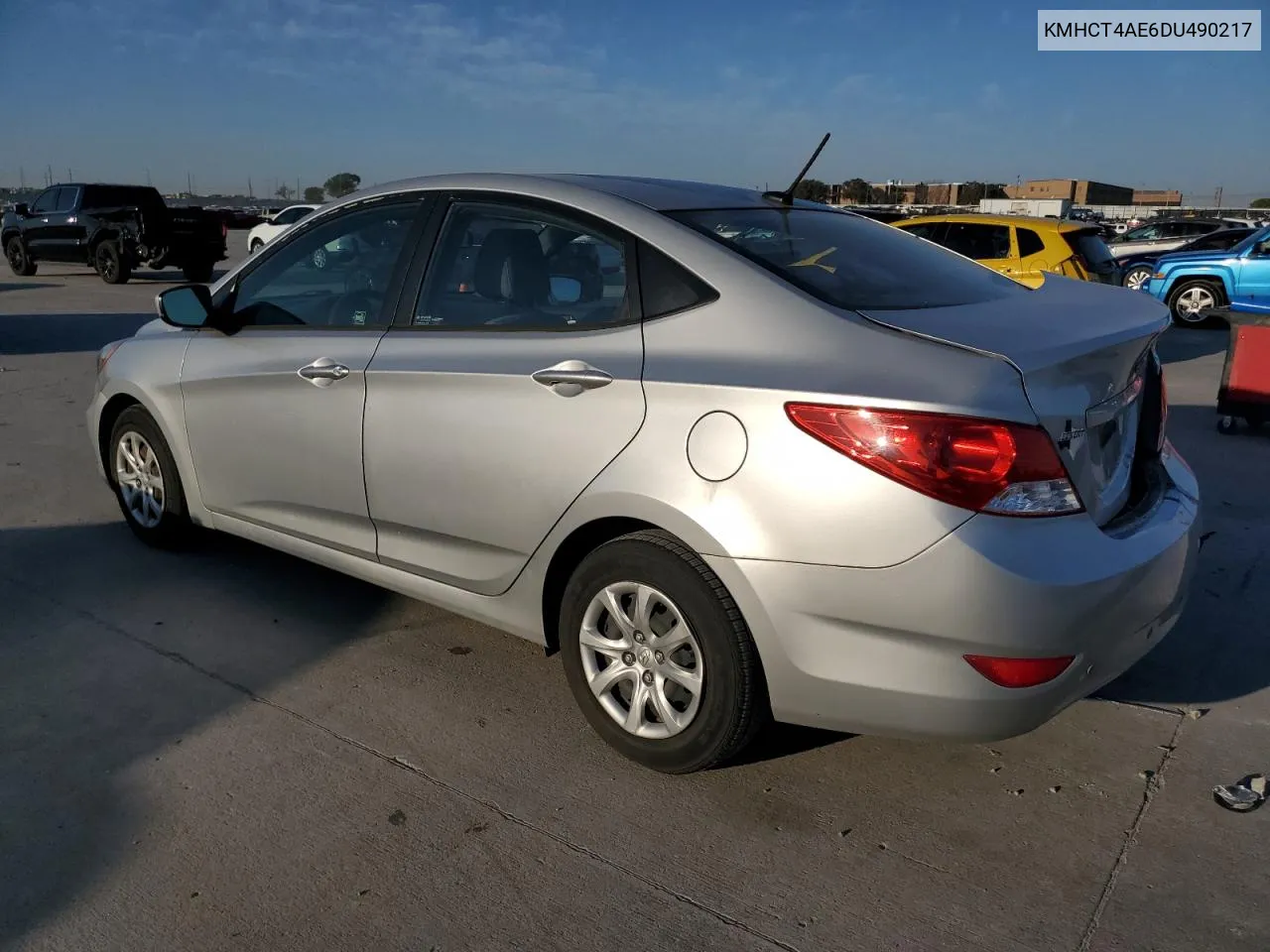 2013 Hyundai Accent Gls VIN: KMHCT4AE6DU490217 Lot: 74557424