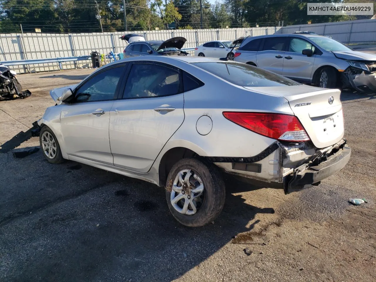 2013 Hyundai Accent Gls VIN: KMHCT4AE7DU469229 Lot: 74600514