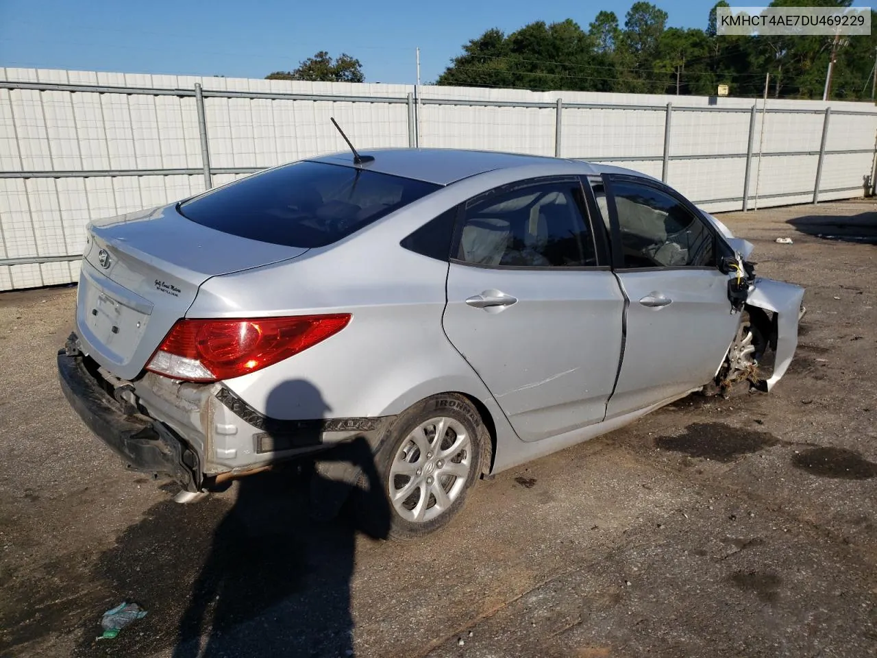 2013 Hyundai Accent Gls VIN: KMHCT4AE7DU469229 Lot: 74600514