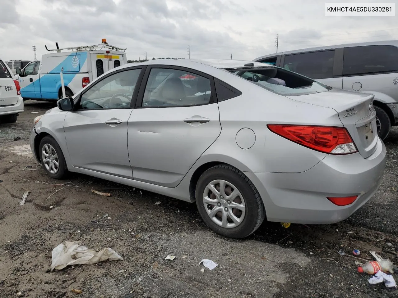 2013 Hyundai Accent Gls VIN: KMHCT4AE5DU330281 Lot: 74894494