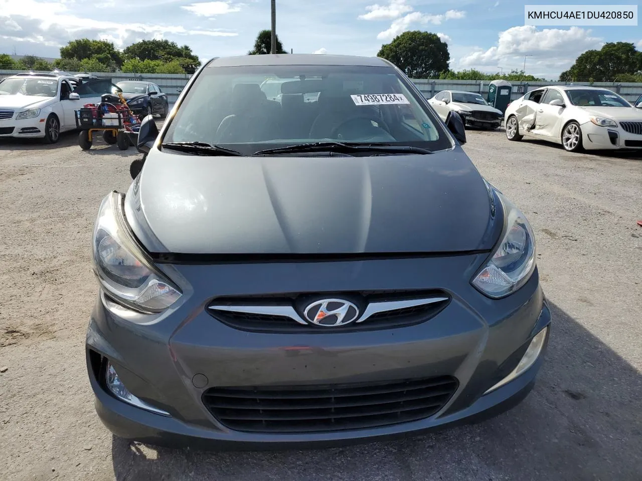 KMHCU4AE1DU420850 2013 Hyundai Accent Gls