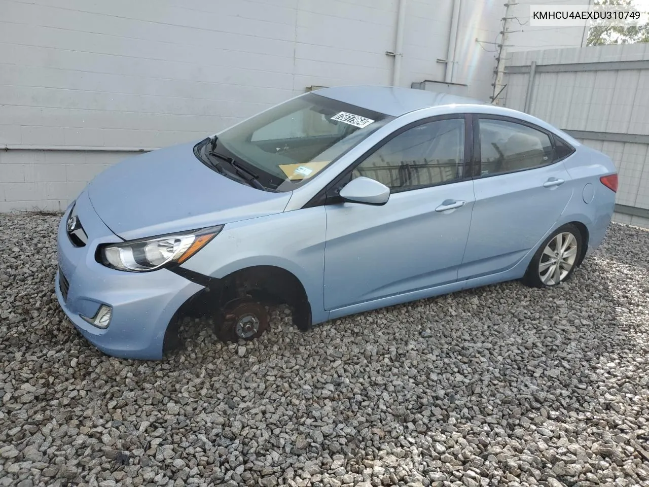 2013 Hyundai Accent Gls VIN: KMHCU4AEXDU310749 Lot: 75617964