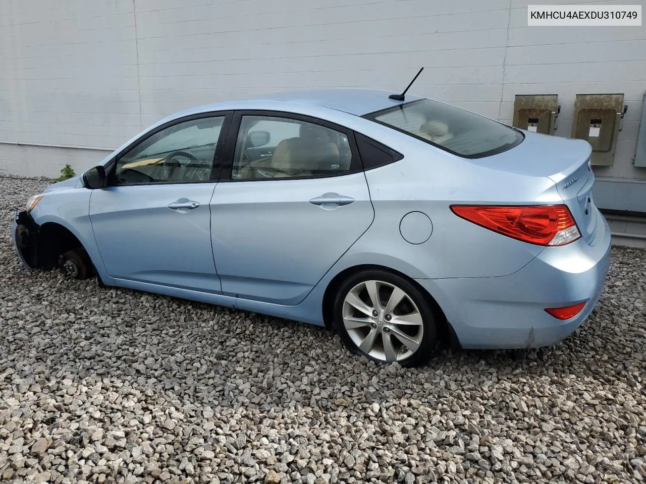 2013 Hyundai Accent Gls VIN: KMHCU4AEXDU310749 Lot: 75617964