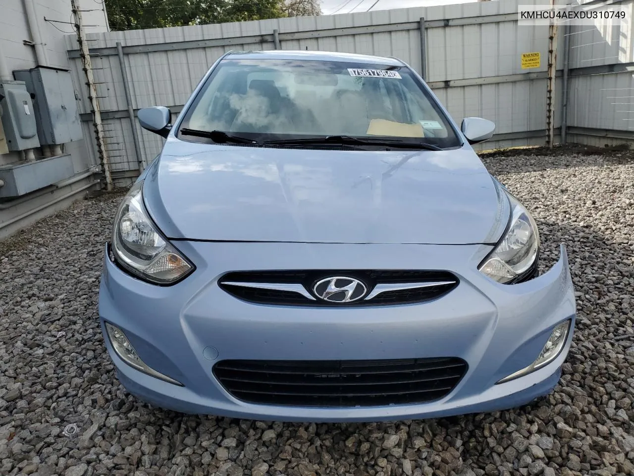 2013 Hyundai Accent Gls VIN: KMHCU4AEXDU310749 Lot: 75617964