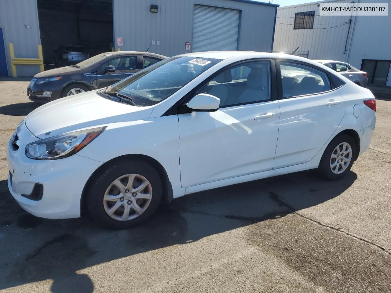 2013 Hyundai Accent Gls VIN: KMHCT4AE0DU330107 Lot: 75640784