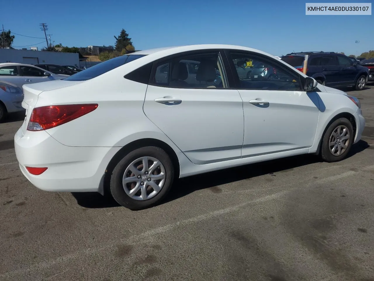 2013 Hyundai Accent Gls VIN: KMHCT4AE0DU330107 Lot: 75640784