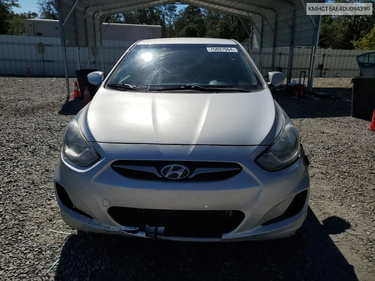 2013 Hyundai Accent Gls VIN: KMHCT5AE4DU094390 Lot: 75897664