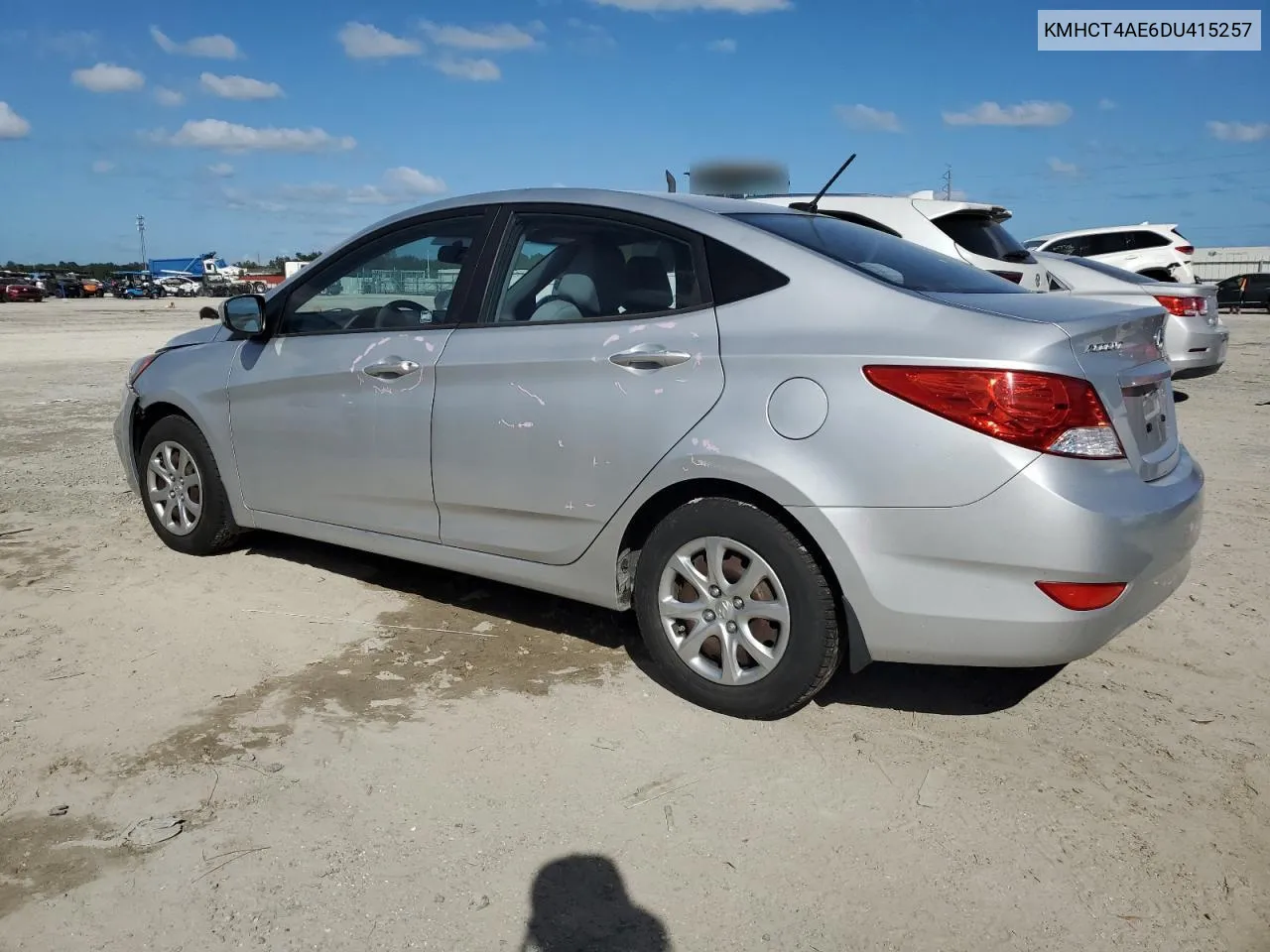 2013 Hyundai Accent Gls VIN: KMHCT4AE6DU415257 Lot: 75913864