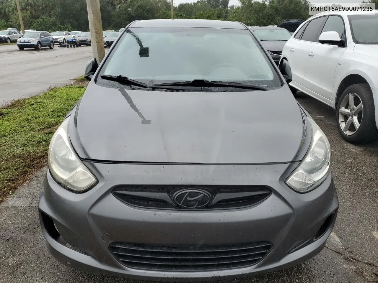 2013 Hyundai Accent Gls VIN: KMHCT5AE9DU071235 Lot: 75939134