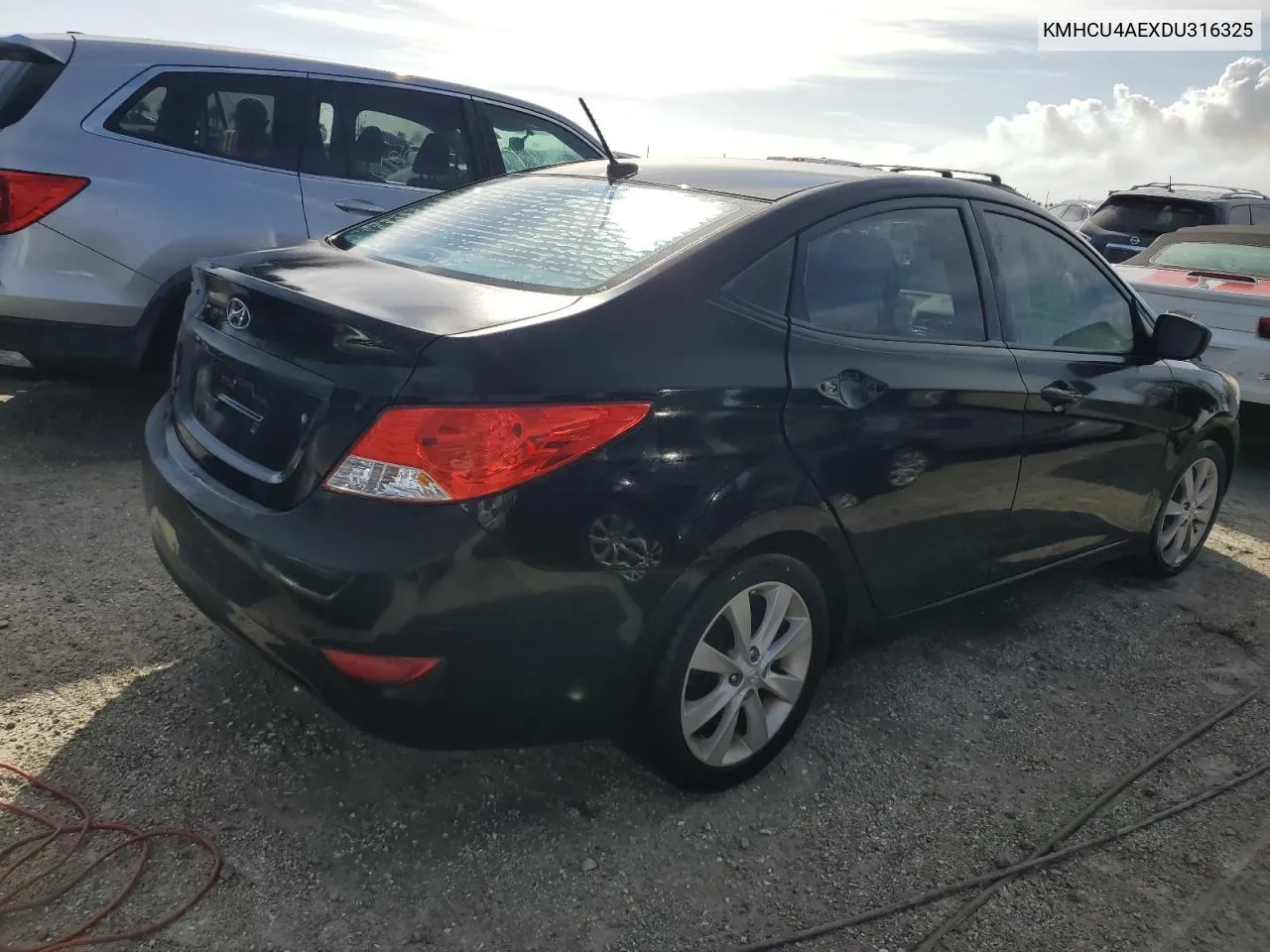 2013 Hyundai Accent Gls VIN: KMHCU4AEXDU316325 Lot: 76786584