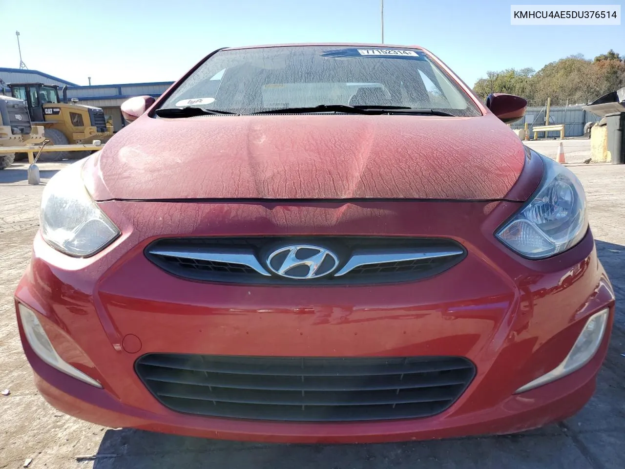 2013 Hyundai Accent Gls VIN: KMHCU4AE5DU376514 Lot: 77152314