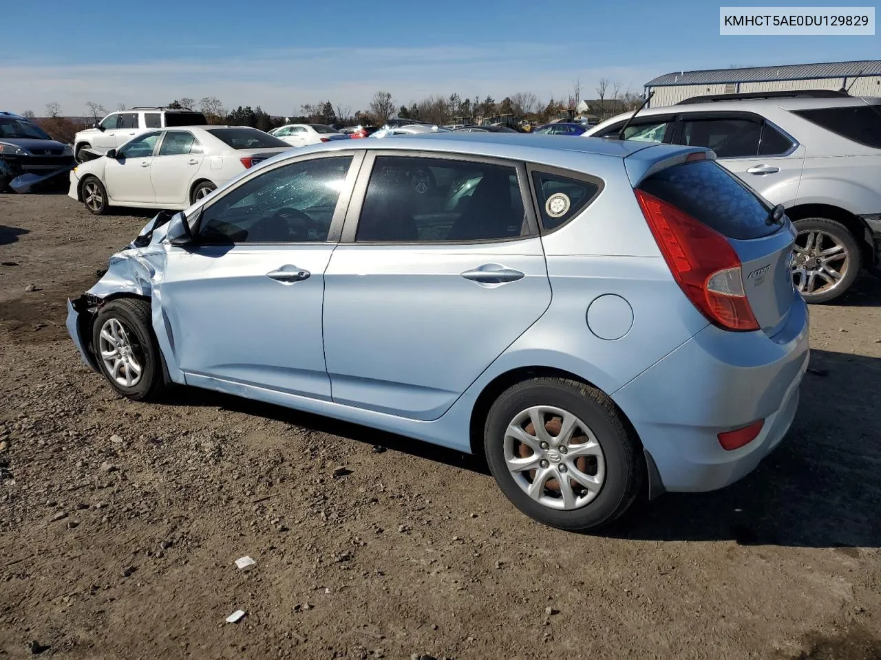 2013 Hyundai Accent Gls VIN: KMHCT5AE0DU129829 Lot: 77305624