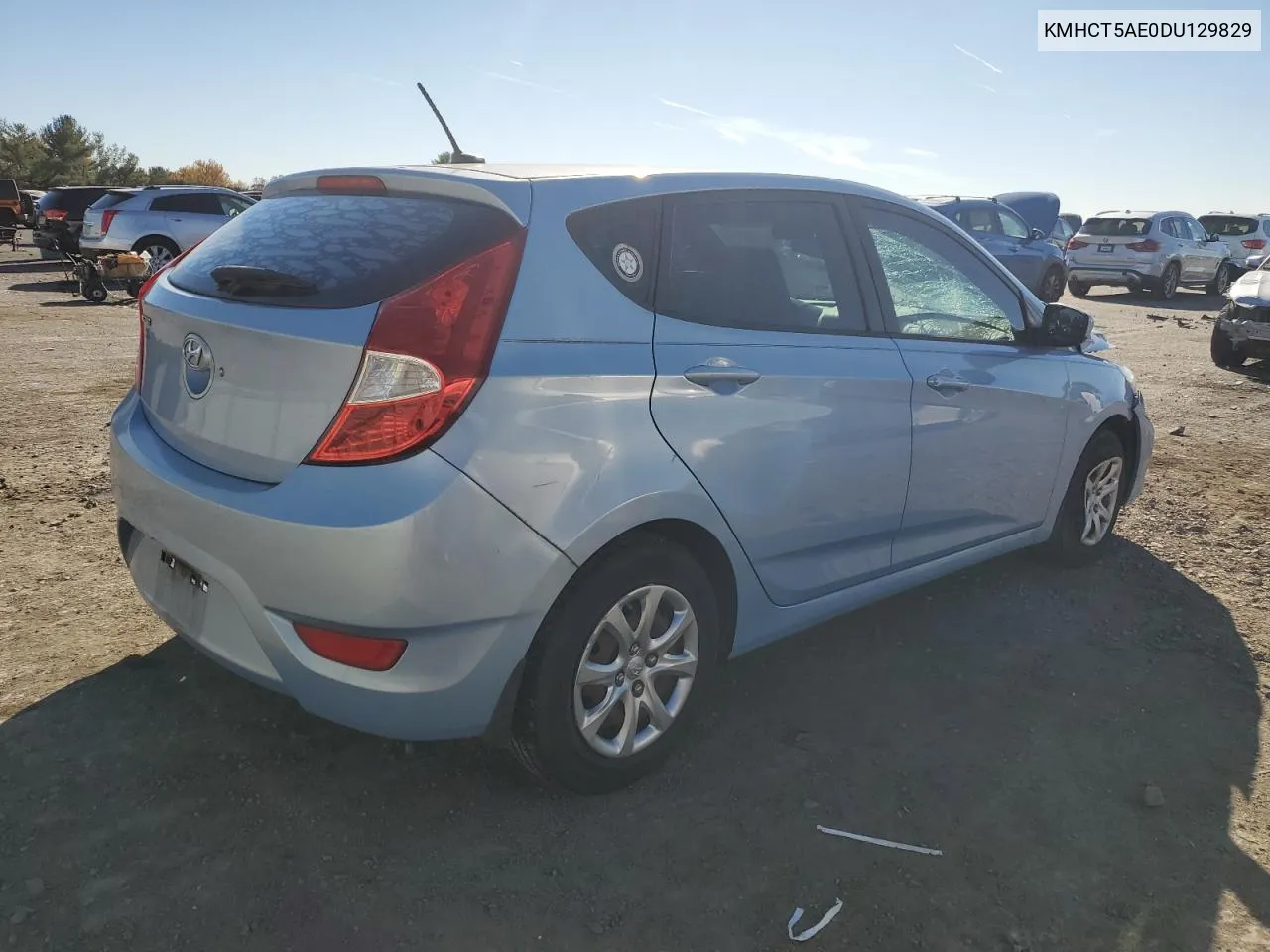 2013 Hyundai Accent Gls VIN: KMHCT5AE0DU129829 Lot: 77305624