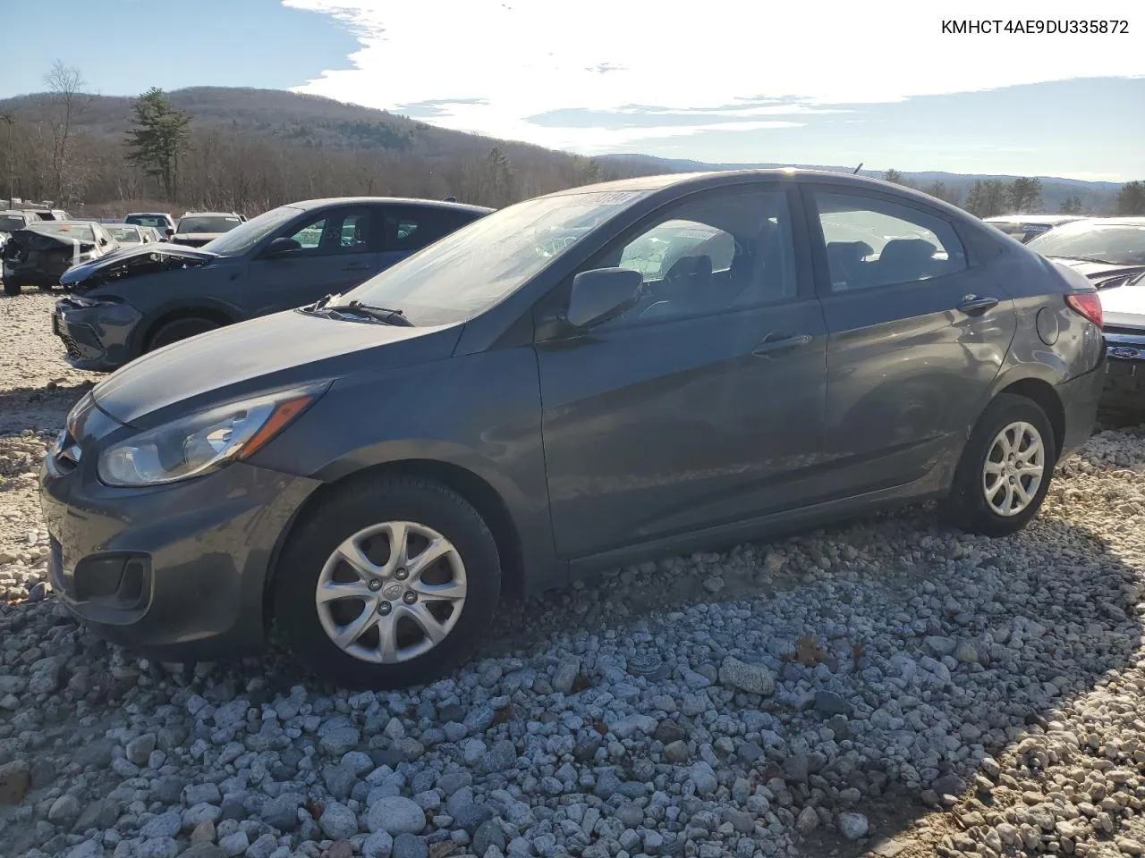 2013 Hyundai Accent Gls VIN: KMHCT4AE9DU335872 Lot: 77383194