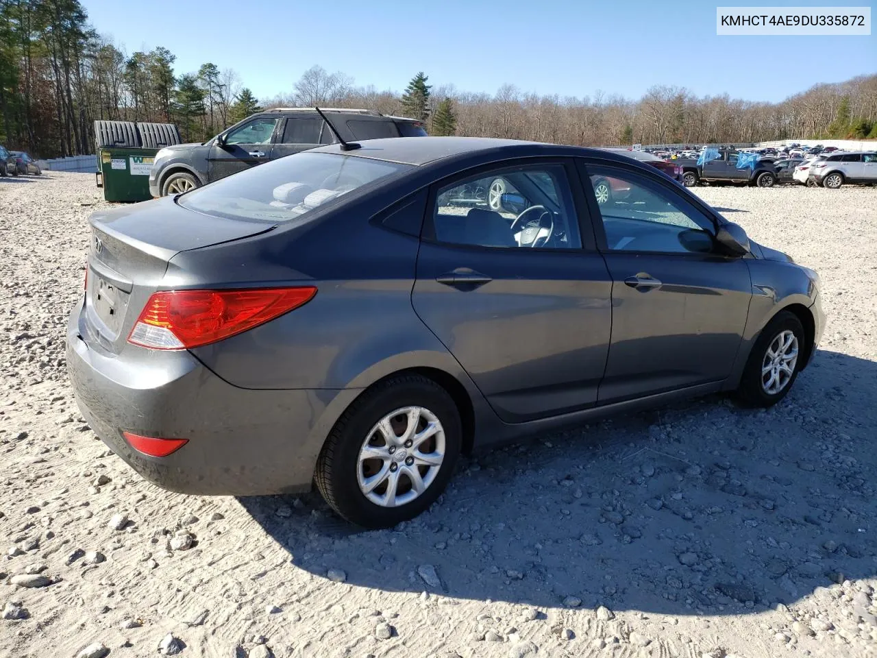 2013 Hyundai Accent Gls VIN: KMHCT4AE9DU335872 Lot: 77383194